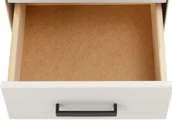 OTTO home Sideboard Kommode aus massivem Kiefernholz, mit verstellbaren Glaseinlegeböden