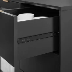 OTTO home Sideboard »Lavisha« FSC-zertifiziertes Holz kombiniert Melamin, verchromten Metallgriffen