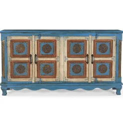 OTTO home Sideboard »Mahar« mit aufwendiger Schnitzerei, handgefertigt, Unika-Möbel, Breite 160 cm