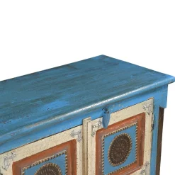 OTTO home Sideboard »Mahar« mit aufwendiger Schnitzerei, handgefertigt, Unika-Möbel, Breite 160 cm