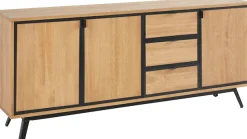 OTTO home Sideboard »Malu« Kommode mit Magnetverschluß an den Türen, aus massivem Kiefernholz