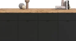 OTTO home Sideboard »MAMBO II, Breite 200cm, 4 Türen, 4 Schubkästen, 8 Fächer« 1 Stk. tlg. Kommode, Anrichte, Wohnzimmer, Schlafzimmer