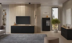 OTTO home Sideboard »Modo, Breite 150 cm, moderne grifflose Kommode 2Türen/3 SK« Schubladenkommode mit viel Stauraum, Einlegeböden verstellbar