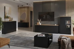 OTTO home Sideboard »Modo, Breite 150 cm, moderne grifflose Kommode 2Türen/3 SK« Schubladenkommode mit viel Stauraum, Einlegeböden verstellbar