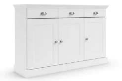 OTTO home Sideboard »Motala« Kommode, 3 Schubladen und 2 verstellbare Einlegeböden, Breite 125 cm
