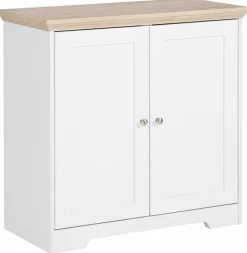 OTTO home Sideboard »Nanna« Kommode mit einer Folien Oberfläche in Eiche-Optik, Breite 80 cm