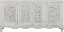 OTTO home Sideboard »Rajat« Kommode aus Mangoholz mit Frontenfräsungen, Breite 175 cm