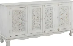 OTTO home Sideboard »Rajat« Kommode aus Mangoholz mit Frontenfräsungen, Breite 175 cm