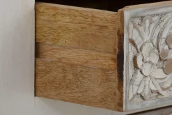 OTTO home Sideboard »Rajat« Kommode aus Mangoholz mit Türfrontfräsungen, Breite 140 cm