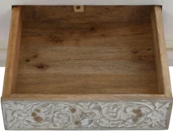 OTTO home Sideboard »Rajat« Kommode aus Mangoholz mit Türfrontfräsungen, Breite 140 cm