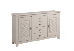 OTTO home Sideboard »Rauna, Kommode, Landhausstil« B/T/H: 150/37/84 cm,Kommode, FSC®-zertifiziertes Massivholz, Breite 150 cm