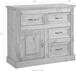OTTO home Sideboard »Selma« Kommode, Breite/Höhe 100/87 cm