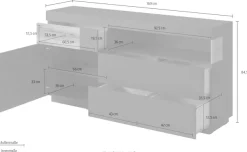 OTTO home Sideboard »SILKE« Breite 169 cm