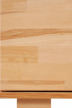 OTTO home Sideboard »VETRO Teilmassiv, Fronten Massivholz, Wohnzimmer, Stauraum,Griffmulde« B/T/H:199/40/85cm, 2 Schubladen, 7Fächer