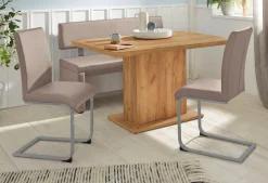 OTTO home Sitzbank »Charissa« mit Lehne, Breite 140, 160 oder 180 cm