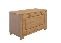 OTTO home Sitzbank »Gotland inkl. Schuhtrommel für ca. 6-9 Paar Schuhe« aus massiver Kiefer, FSC®-zertifiziert, Breite 85 cm
