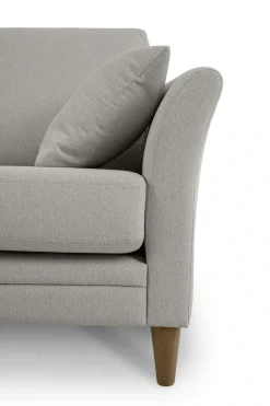 OTTO home 3-Sitzer »Arellano, Breite 217 cm« klassisches Design, 2 Zierkissen inklusive, Webstoff fein