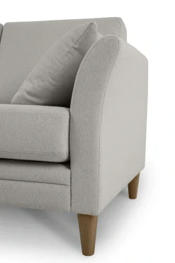 OTTO home 3-Sitzer »Arellano, Breite 217 cm« klassisches Design, 2 Zierkissen inklusive, Webstoff fein