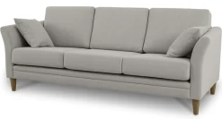 OTTO home 3-Sitzer »Arellano, Breite 217 cm« klassisches Design, 2 Zierkissen inklusive, Webstoff fein