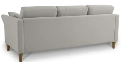 OTTO home 3-Sitzer »Arellano, Breite 217 cm« klassisches Design, 2 Zierkissen inklusive, Webstoff fein