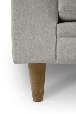 OTTO home 3-Sitzer »Arellano, Breite 217 cm« klassisches Design, 2 Zierkissen inklusive, Webstoff fein