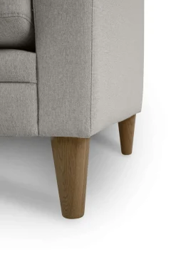 OTTO home 3-Sitzer »Arellano, Breite 217 cm« klassisches Design, 2 Zierkissen inklusive, Webstoff fein