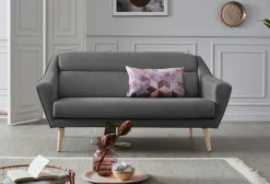 OTTO home 2-Sitzer »Bille« mit Naht im Rückenkissen und Eiche-Beinen, Design by Morten Georgsen