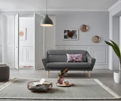 OTTO home 2-Sitzer »Bille« mit Naht im Rückenkissen und Eiche-Beinen, Design by Morten Georgsen