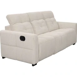 OTTO home 3-Sitzer »CAARLA Cord, Sofa, 224 cm, man. oder elektr. Relaxfunktion (USB-A/C)« mit USB-A und USB-C bei elektrischer Ausführung, Kopfteilverstellung