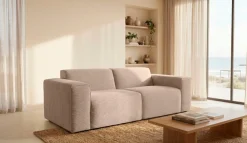 OTTO home 2-Sitzer »Clayton Kompaktsofa Breite 202 cm« in einem trendigen Cord-Bezug, verschiedene Kombinationen verfügbar