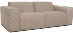 OTTO home 2-Sitzer »Clayton Kompaktsofa Breite 202 cm« in einem trendigen Cord-Bezug, verschiedene Kombinationen verfügbar