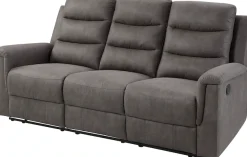 OTTO home 3-Sitzer »Cliff mit 2 Relaxfunktionen, extra bequem, B:198cm, Kinosofa« Federkern und Becherhaltern in klappbarer Mittelkonsole