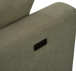 OTTO home 2,5-Sitzer »ELIANN , 209 cm - elektrisches Schlafsofa« mit USB A/C-Anschluss. Federkern, Webstoff