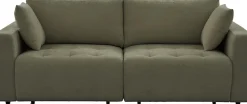 OTTO home 2,5-Sitzer »ELIANN , 209 cm - elektrisches Schlafsofa« mit USB A/C-Anschluss. Federkern, Webstoff
