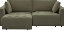 OTTO home 2,5-Sitzer »ELIANN , 209 cm - elektrisches Schlafsofa« mit USB A/C-Anschluss. Federkern, Webstoff