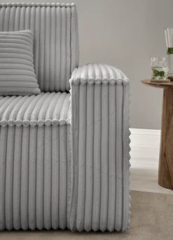 OTTO home 3-Sitzer »FINNLEY Cord, Schlafsofa 257 cm - OTTO. Verlässliche Qualität.« mit Bettkasten, in Bouclé, Struktur fein und Mega Cord