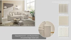 OTTO home 3-Sitzer »FINNLEY Cord, Schlafsofa 257 cm - OTTO. Verlässliche Qualität.« mit Bettkasten, in Bouclé, Struktur fein und Mega Cord