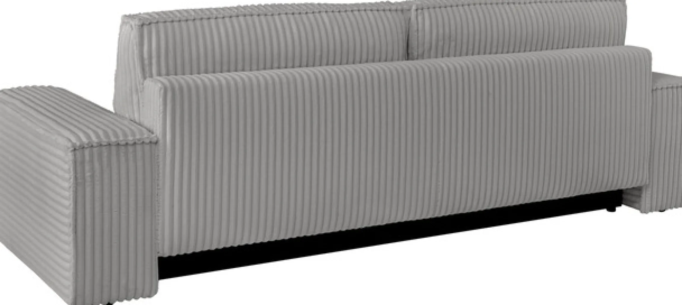 OTTO home 3-Sitzer »FINNLEY Cord, Schlafsofa 257 cm - OTTO. Verlässliche Qualität.« mit Bettkasten, in Bouclé, Struktur fein und Mega Cord