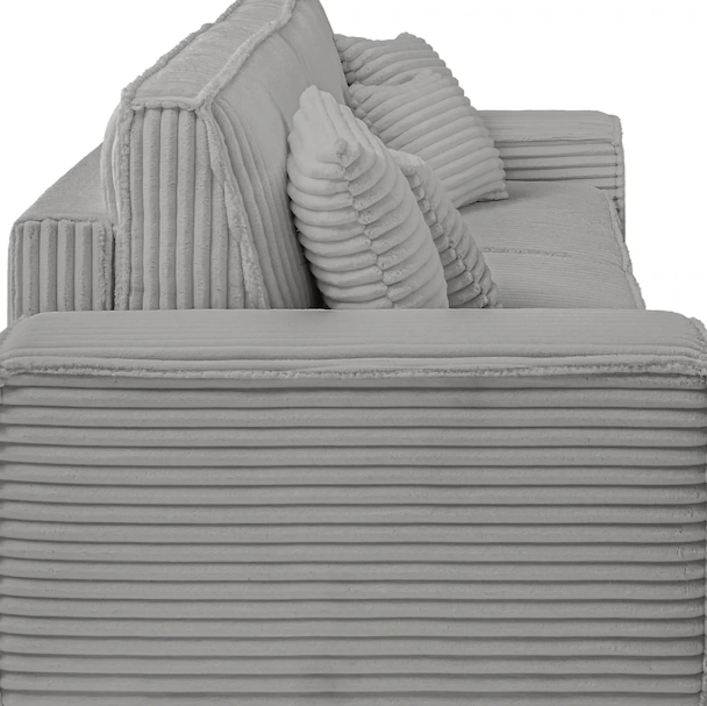 OTTO home 3-Sitzer »FINNLEY Cord, Schlafsofa 257 cm - OTTO. Verlässliche Qualität.« mit Bettkasten, in Bouclé, Struktur fein und Mega Cord