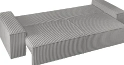 OTTO home 3-Sitzer »FINNLEY Cord, Schlafsofa 257 cm - OTTO. Verlässliche Qualität.« mit Bettkasten, in Bouclé, Struktur fein und Mega Cord
