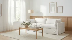 OTTO home 3-Sitzer »Joucas, Hussensofa, Breite 244 cm« extra tiefe Sitzfläche, mit Faserball-Füllung für mehr Sitzkomfort