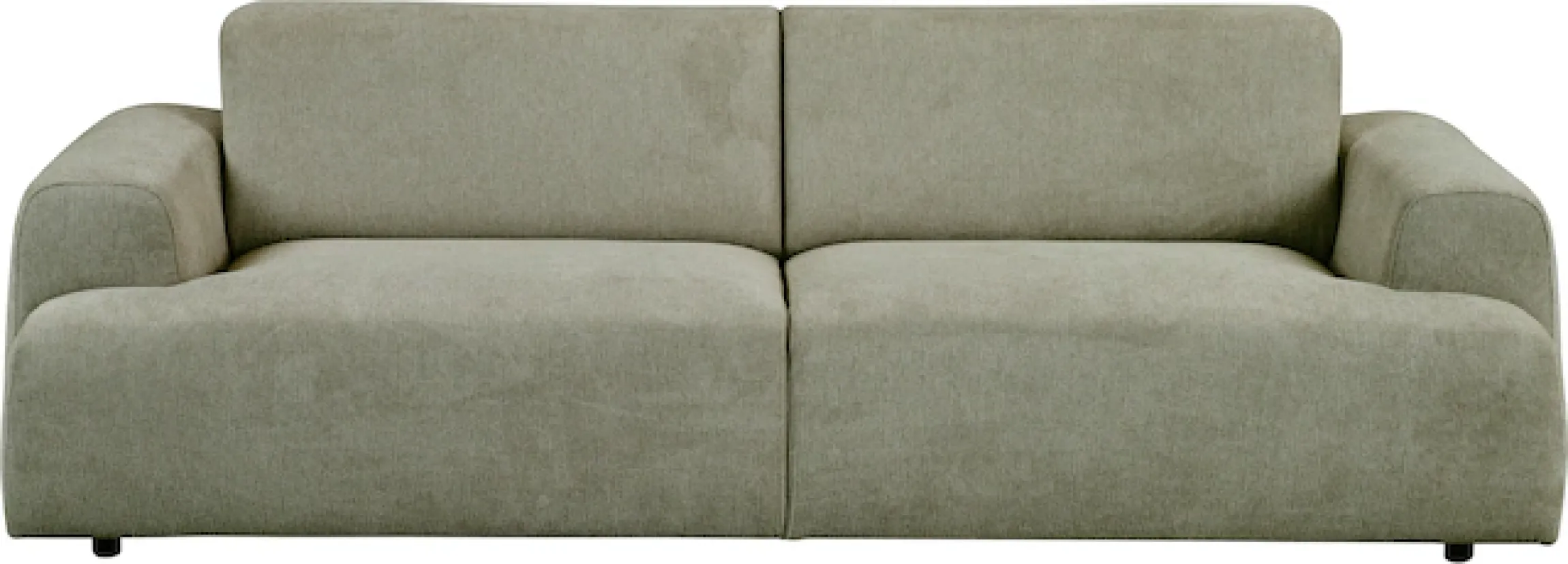 OTTO home 3-Sitzer »Linkka, Breite 237 cm« in einem weichen Chenille-Stoff, mit Wellenunterfederung