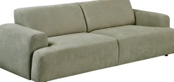 OTTO home 3-Sitzer »Linkka, Breite 237 cm« in einem weichen Chenille-Stoff, mit Wellenunterfederung