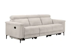 OTTO home 3-Sitzer »LUND Cord, B. 222cm, manuelle/elektrische Relaxfunktion in 2 Sitzen,« (links/rechts), USB-A bei elektrischer Ausführung, Kopfteilverstellung