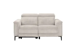 OTTO home 2-Sitzer »LUND Cord, 160 cm, manuelle o. elektrische Relaxfunktion« manuell od. elektrisch (m.USB-A), Federkern und Kopfteilverstellung