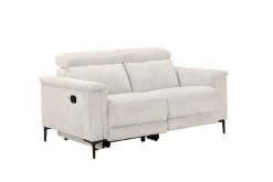 OTTO home 2-Sitzer »LUND Cord, 160 cm, manuelle o. elektrische Relaxfunktion« manuell od. elektrisch (m.USB-A), Federkern und Kopfteilverstellung