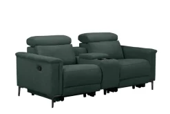 OTTO home 2-Sitzer »LUND, Struktur, Kinosofa, Relaxfunktion, TV-Sessel, man./elektrisch« Kopfteilverstellung, Getränkefachhalter, Staufach, wahlweise USB A/C