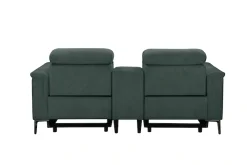 OTTO home 2-Sitzer »LUND, Struktur, Kinosofa, Relaxfunktion, TV-Sessel, man./elektrisch« Kopfteilverstellung, Getränkefachhalter, Staufach, wahlweise USB A/C