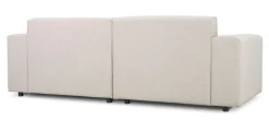 OTTO home 3-Sitzer »Naddine« B. 228 cm, Strukturstoff mit Mélange-Effekt, mit Wellenunterfederung