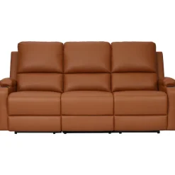 OTTO home 3-Sitzer »NAPORI Lederoptik, Multimediasofa, Kinosessel XXL« Kinosofa mit 2 x Relaxfunktion und Getränkehalter